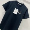 【使い勝手抜群】モンクレール レプリカ ロゴ パッチポケット Tシャツ 4色 moh85436 - 画像 (7)