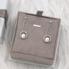 ミキモト ピアス コピー サークルモチーフ ダイアモンド シルバー mia94260 - 画像 (5)