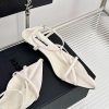 ジルサンダー レザー ストラップ付き ヒール サンダル 激安/White Jie91041 - 画像 (5)