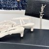 ジルサンダー レザー ストラップ付き ヒール サンダル 激安/White Jie91041 - 画像 (6)