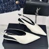 高品質 ジルサンダー コピー バックストラップ付 レザー ヒール パンプス Jik79609 - 画像 (3)