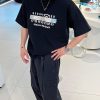 超人気 メゾンマルジェラ MM6 半袖 tシャツ コピーブラック Mac67837 - 画像 (2)