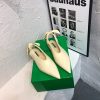 ジルサンダー 偽物 バックストラップ付 レザー ヒール パンプス Jip35431 - 画像 (2)