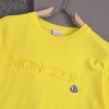 ☆超人気☆モンクレール 偽物 刺繍ロゴ コットン クルーネック Tシャツ moc39268 - 画像 (2)