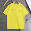 ☆超人気☆モンクレール 偽物 刺繍ロゴ コットン クルーネック Tシャツ moc39268