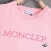 モンクレール コピー刺繍ロゴ コットン クルーネック Tシャツ mox95552 - 画像 (4)