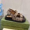 【使い勝手抜群】グッチ サンダル n級品 デニム GGロゴ フラット ストラップ付き 3色 guw98673 - 画像 (11)