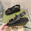 超希少！グッチ スーパーコピー モリッツGGレザーサンダル guq28177 - 画像 (2)