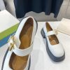 すぐ届 マルニ レザープラットフォームメリージェーンフラット コピー maj85691 - 画像 (6)