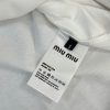 ブティック♪ミュウミュウ ロゴパッチ ロング コットンTシャツ フェイク 2色 myt55086 - 画像 (4)