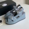 定番シャネル コピー CCマーク厚底サンダル ミュール 4色 shn96385 - 画像 (2)