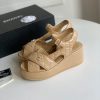定番シャネル コピー CCマーク厚底サンダル ミュール 4色 shn96385 - 画像 (5)