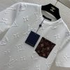 稀少ルイヴィトン 3Dモノグラム半袖Tシャツ コットン フェイク 上下セット vul39609 - 画像 (2)