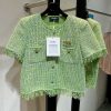 ☆超人気☆シャネル スーパーコピー フラワーボタンカーディガン shl91844 - 画像 (5)