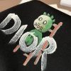目を惹くカラーディオール スーパーコピー コラールロゴ tシャツ 2色 dee78461 - 画像 (4)