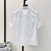 ギフトに最適ディオール パフスリーブブラウス コットン n級品 det46571 - 画像 (5)