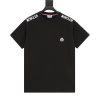 お洒落に♪モンクレール N級品 胸に刺繍ロゴ Tシャツ&ブラック moq47204 - 画像 (6)