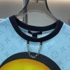 【ルイヴィトン】アヒルプリントTシャツ コピーひまわりイエロー 1AFTR9 - 画像 (4)