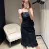 ミュウミュウ タンクトップ偽物♪レース スカート☆上下セット myf26505