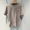 大人気◇ロゴ刺繍入りミュウミュウ N級品コットン ジャージー Tシャツ myq03559 - 画像 (2)