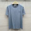 大人気◇ロゴ刺繍入り ミュウミュウ フェイクコットン ジャージー Tシャツ myp82344