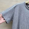 大人気◇ロゴ刺繍入り ミュウミュウ フェイクコットン ジャージー Tシャツ myp82344 - 画像 (3)