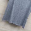 大人気◇ロゴ刺繍入り ミュウミュウ フェイクコットン ジャージー Tシャツ myp82344 - 画像 (6)