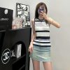 超希少！入手困難品！シャネル ストライプ ニット ベスト 偽物 sht32421 - 画像 (2)