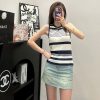 超希少！入手困難品！シャネル ストライプ ニット ベスト 偽物 sht32421 - 画像 (3)