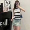 超希少！入手困難品！シャネル ストライプ ニット ベスト 偽物 sht32421 - 画像 (4)