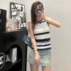超希少！入手困難品！シャネル ストライプ ニット ベスト 偽物 sht32421 - 画像 (5)