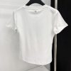 ☆超人気☆シャネル 半袖 Tシャツ コピー刺繍☆黒 白 sho88422 - 画像 (11)
