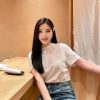 ◆大人気◆ ミュウミュウ 刺繍入りジャージーTシャツ コピー選べる2色 mys60916 - 画像 (4)