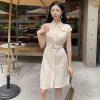 新色登場☆フェンディ ベルテッド・ワンピース 偽物 ホワイト fer15517 - 画像 (3)