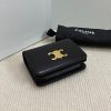 ★日本!!人気！セリーヌ コピー Triomphe カーフスキン コンパクトウォレット 財布 10K623DPV - 画像 (4)