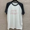 高品質 サンローラン プリント ツートーン コットンジャージー Tシャツ コピー Sah16645 - 画像 (4)