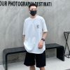 大人気！エムエム6 コピー オーバーサイズ ナンバーロゴ Tシャツ Mab82956