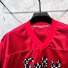 クロムハーツ コピー マティーボーイ メッシュ スタジアム フットボール ジャージー CH ロゴ Tシャツ Kuc17145 - 画像 (3)