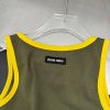 日本未入荷◇ミュウミュウ 激安 ロゴ刺繍入り リブ付き ジャージートップ myn76709 - 画像 (10)