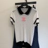 セレブ多数愛用 シャネル ニット コピー セーター 半袖 cc ロゴ shq10845 - 画像 (2)