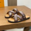 24AW お洒落ダミエ【ルイヴィトン 激安】LV ヴェニスライン ミュール 5色 1acril - 画像 (3)