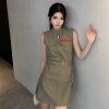 人気急上昇 プラダ ロゴプレート コピー ミニドレスワンピース puo82553