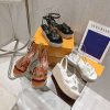 お洒落に♪ルイヴィトン Isola ウェッジサンダル 偽物 vui56699