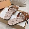 入手困難品！ルイヴィトン Isola ウェッジサンダル 偽物 vul33560 - 画像 (8)