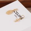 送料無料セリーヌ トリオンフ フォーク ロゴ クロス ピアス パロディ Cen47838 - 画像 (7)