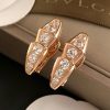 追跡付き 安いブルガリ SERPENTI VIPER 18K コピー ダイヤモンド ピアス But29574 - 画像 (2)