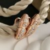 追跡付き 安いブルガリ SERPENTI VIPER 18K コピー ダイヤモンド ピアス But29574 - 画像 (4)