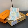 【爽やかで夏らしい★】ルイヴィトン ダミエ カードケース 折りたたみ財布 長財布 コピー 3仕様 n40678 - 画像 (2)
