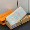 【爽やかで夏らしい★】ルイヴィトン ダミエ カードケース 折りたたみ財布 長財布 コピー 3仕様 n40678 - 画像 (4)