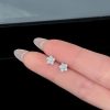 グラフ 偽物 ワイルドフラワーパヴェダイヤモンドスタッド ピアス guj56030 - 画像 (2)